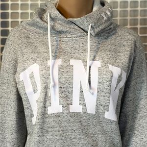 PINK Victoria's Secret Gray Hoodie Sweater
